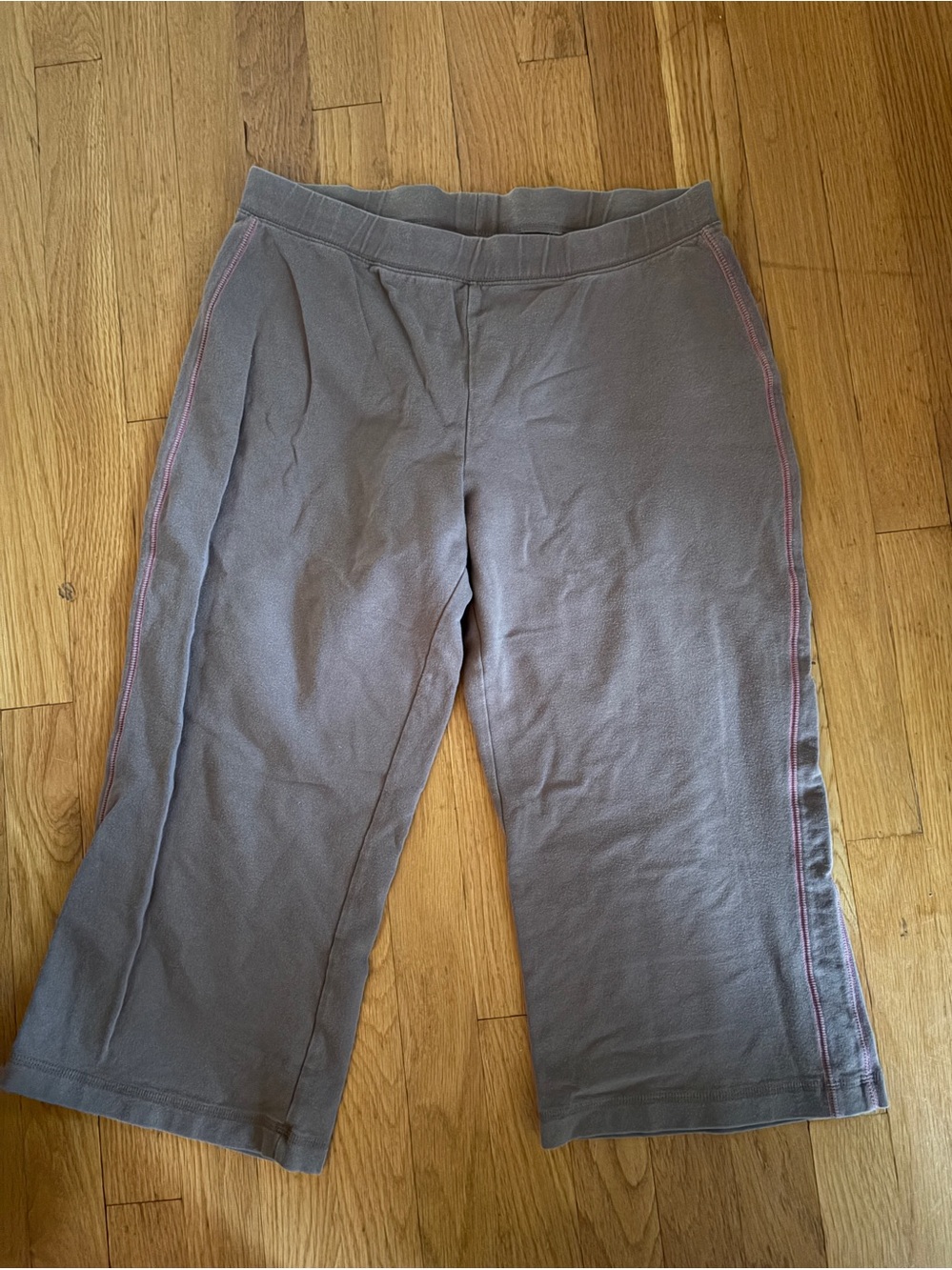 Style & Co Sport Brown  Elastic Waist Capri
Size M